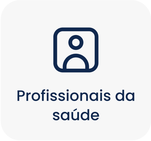 icone de de perfil centralizado ao centro sobre um texto